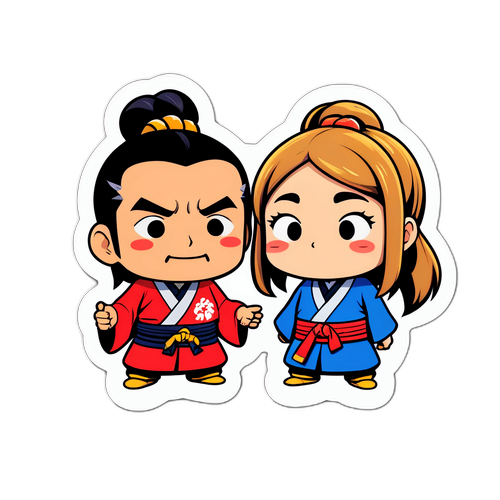 二人のキャラクターの会話