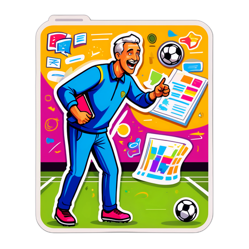 Kocha wa Soka Akiwa na Mikakati