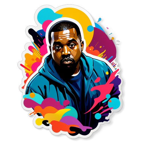 Vibrant Musical Genius Sticker