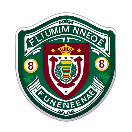 Fluminense Klubbemblem Klistermerke