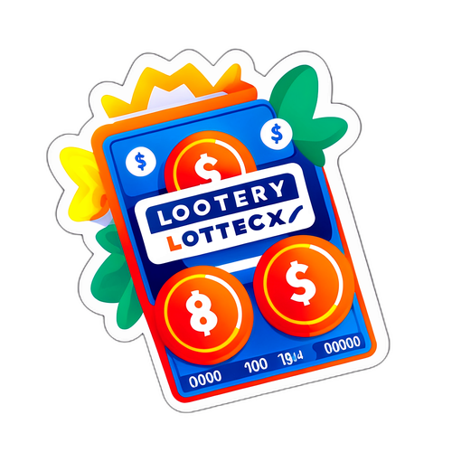 Şans Cenneti: Piyango Bileti Stickerı
