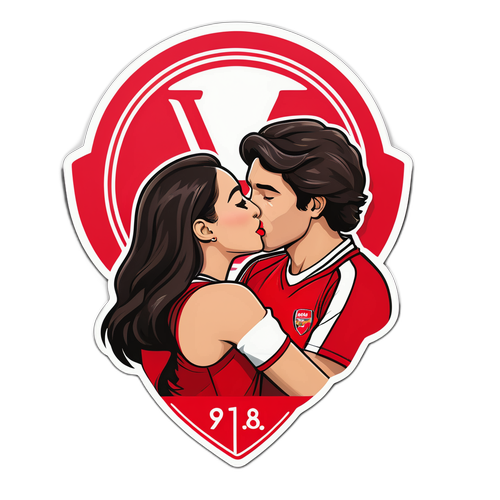 สติกเกอร์แสดงความรักสำหรับทีมอาร์เซนอล