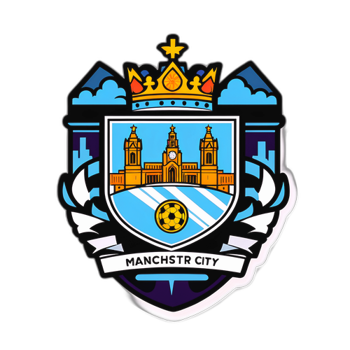 Manchester City Emblem med Bybillede