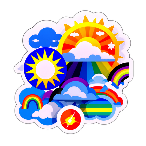 Sticker Giải Trí về Thời Tiết