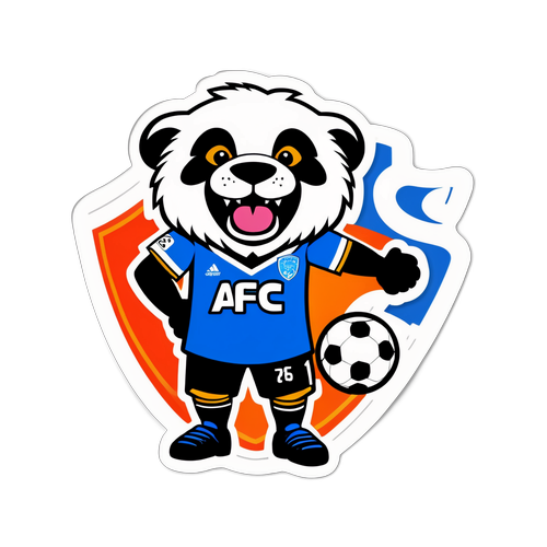 Autocolant Fanatic de Fotbal FC Argeș