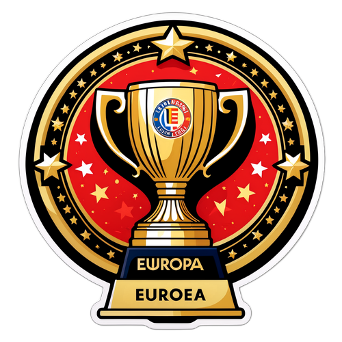 Sticker Trofi Liga Europa yang Menarik