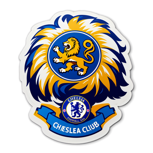 Chelsea Football Club Motto Sticker