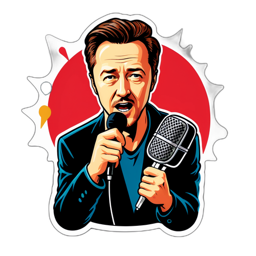 Conception stylisée d'Edward Norton en mode comédien