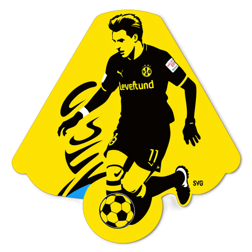 Abstrakte Kunst des Fußballs: Dortmund gegen Leverkusen