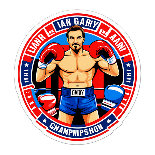 Stiker Ian Garry dalam Perjuangan Juara