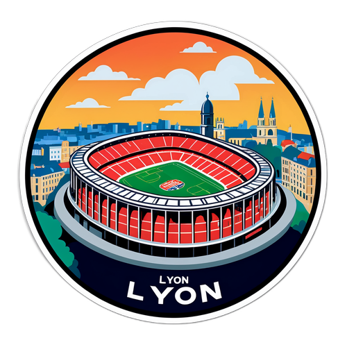 สติกเกอร์สนามกีฬาในเมืองลียง