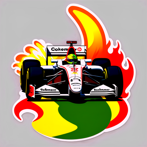 Ontvlambaar Racetijd! Ralf Schumacher's Iconische F1 Sticker Zet Autosport Harten in Brand!