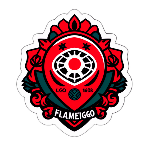 Adesivo da Paixão pelo Futebol: Flamengo x Internacional