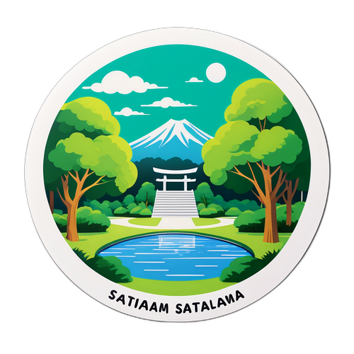 埼玉市の美しい公園の風景