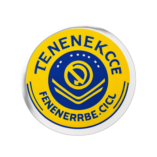 สติกเกอร์เฟเนร์บาห์เชในสีเหลืองและสีน้ำเงิน