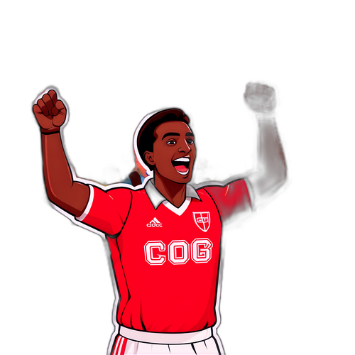 สติกเกอร์ของนักเตะ Cremonese ในชุดแข่งขันที่โดดเด่น