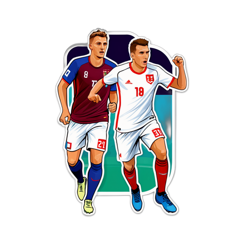 Jucători din meciul Serbia - Letonia