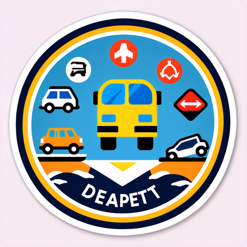 Sticker ng Kagawaran ng Transportasyon