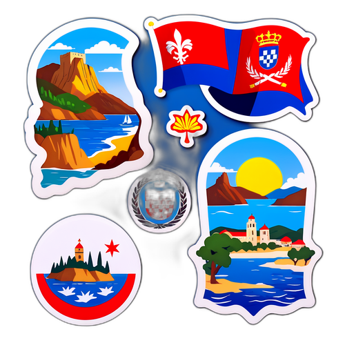 Mandhari ya Kuvutia ya Montenegro na Croatia