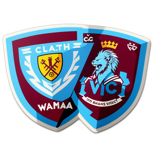 Man City vs West Ham Clash Sticker