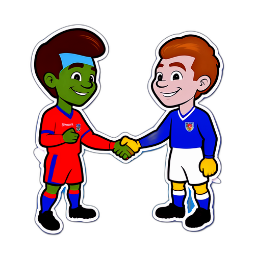 Wachezaji wa Linfield na Shelbourne wakikumbatiana