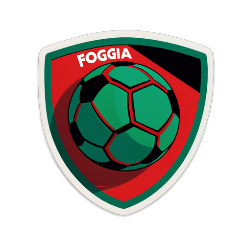 Foggia Calcio: Il Calcio Racchiuso in un Tocco di Colore! Scopri il Nosto Esclusivo Sticker!