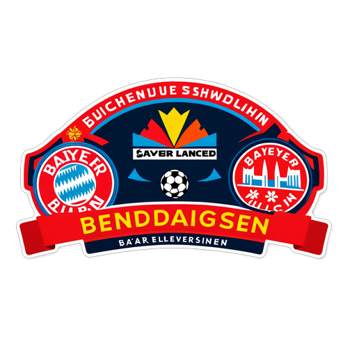 Sticker cho trận đấu giữa Bayer Leverkusen và Bayern Munich