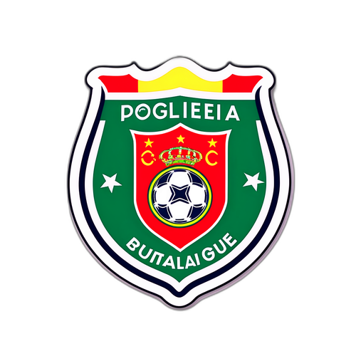 Sticker que expresa la cultura futbolística de la Liga Portuguesa