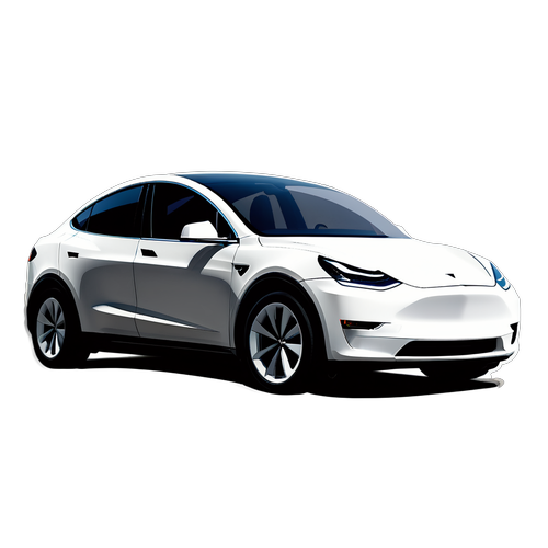 สติ๊กเกอร์รถยนต์ Tesla Model Y