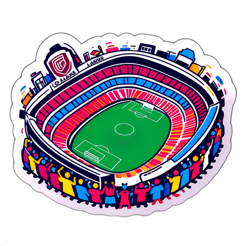 Stadion CA Lanus yang Berwarna-warni