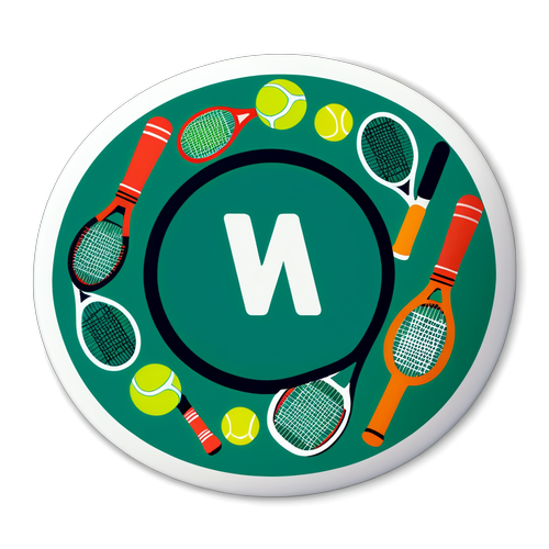 Sinner Tennis Sticker