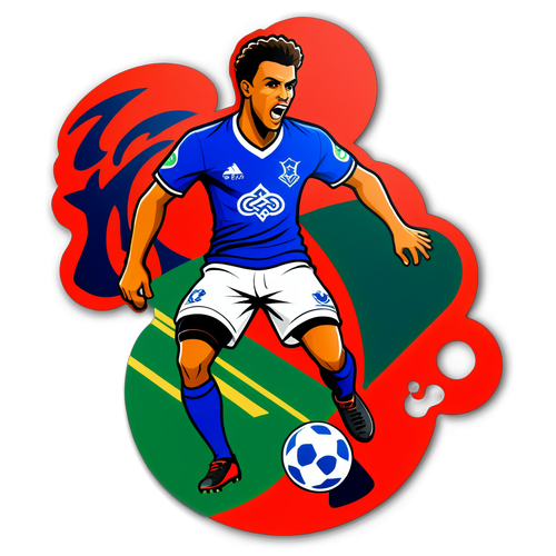 Stiker Pertandingan Cruzeiro vs Flamengo