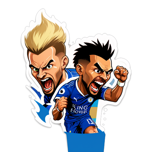 Dalam Pertarungan Epik! Ekspresi Menggigit Penuh Semangat Pemain Leicester City vs Bournemouth!