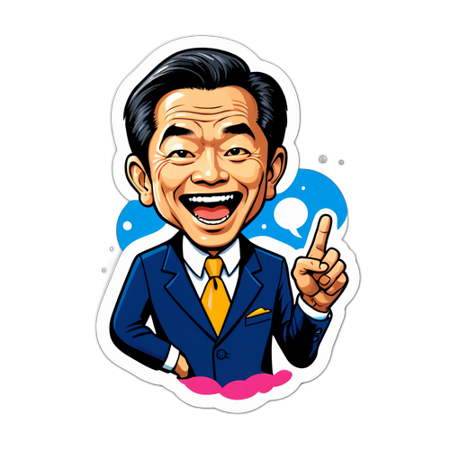 高橋藤井のコミック風シーン