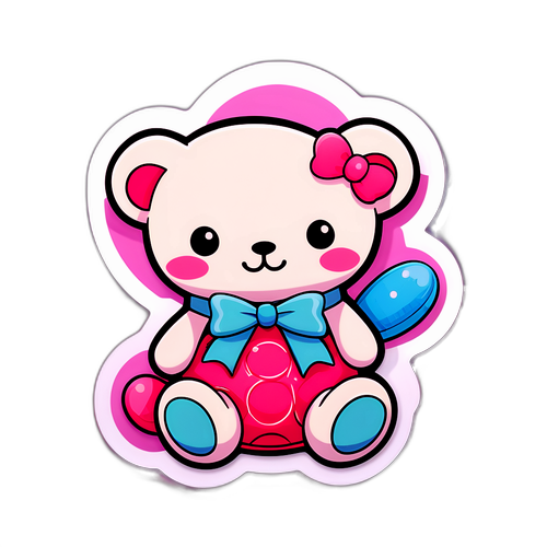 可愛的Jellycat毛絨玩具貼紙