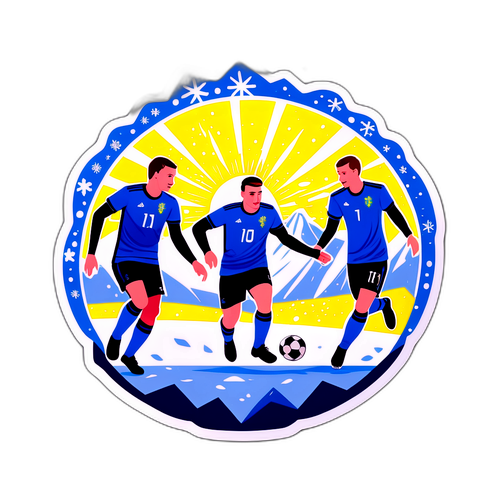 Perlawanan Mesra Antara Pemain Iceland dan Ukraine