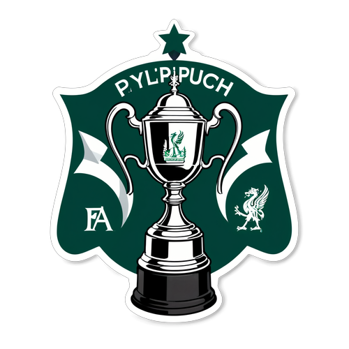 Diseño que combina elementos gráficos de Plymouth Argyle y Liverpool centrados en la FA Cup