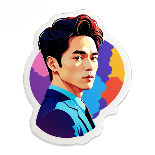 Silhouette Lee Dong Wook: Sticker Unik yang Tangkap Daya Tariknya, Sempurna untuk Peminat K-Drama!