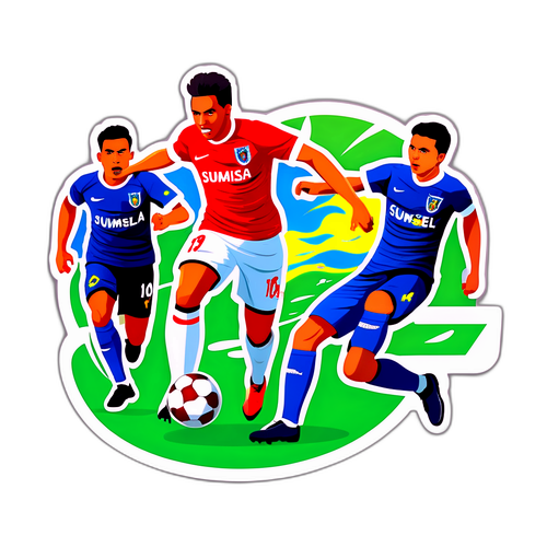 Pertandingan Seru Pemain Sumsel United FC Melawan Adhyaksa