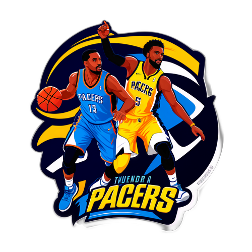 激烈競爭的比賽氛圍 - Pacers對Thunder