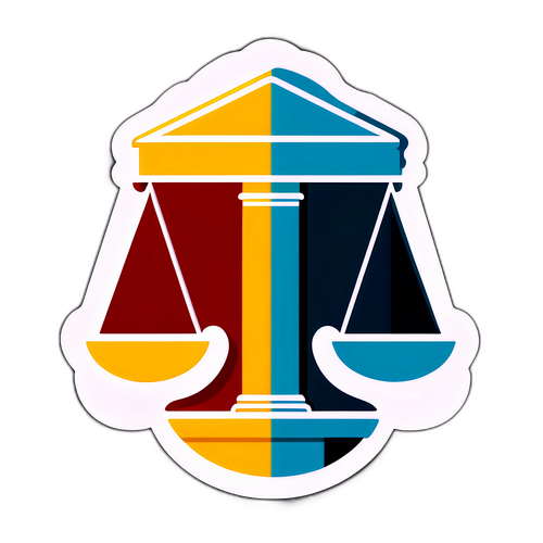 Ilustração da Balança da Justiça