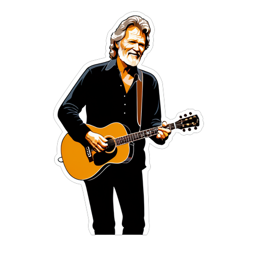 A Luz do Palco: Kris Kristofferson e Sua Guitarra Mágica!