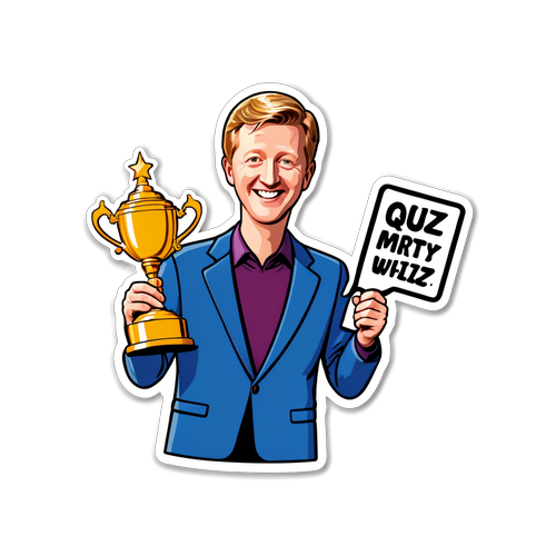 Smarty Pants Trivia Champion Sticker