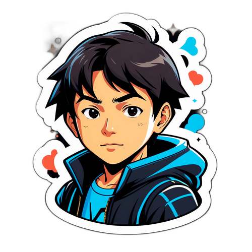 未来的なスタイルのキャラクター