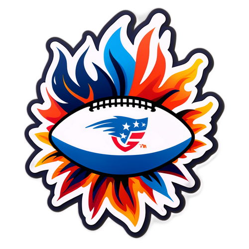 Stilist NFL Logosu ve Ateşli Renk Patlaması