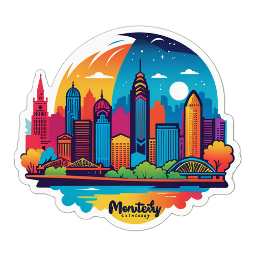 Langit Bandar Monterrey dan Cincinnati