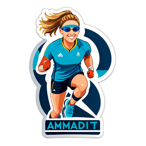 Amanda Ilestedt: Från Dröm till Seier - Sticker som Firar Hennes Sportiga Framgångar!