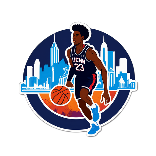 UConn Men's Basketball Urban Logo