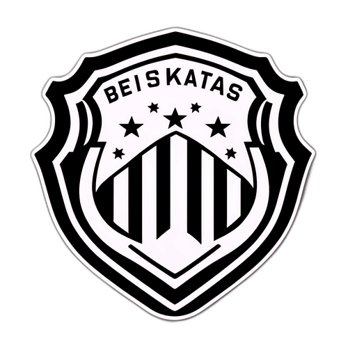 Sticker ya Nembo ya Klabu ya Soka ya Besiktas