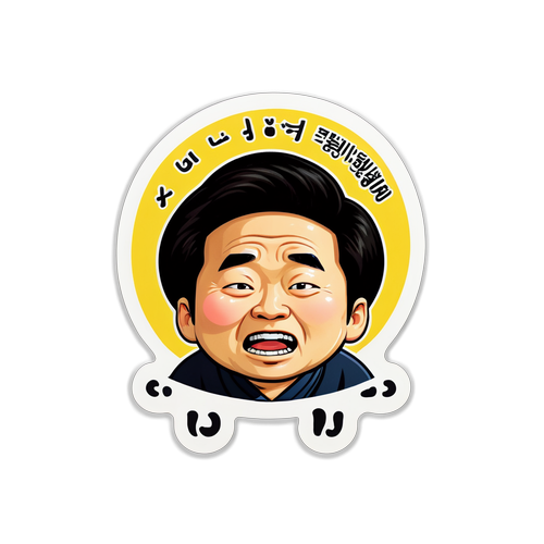 유머러스한 매응 승지 스티커